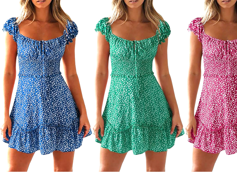Women’s Summer Floral Mini Dress Collection 2025