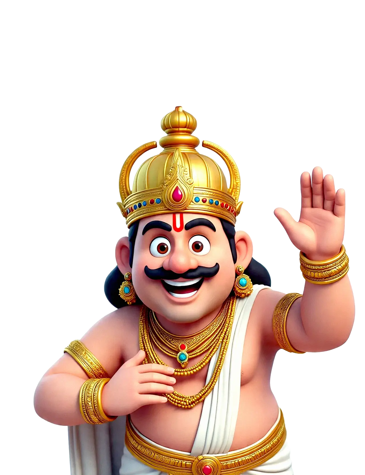 "Download High-Quality Maveli PNG Images for Onam 2025"