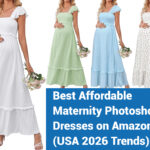 Amazon USA Best-Selling Maternity Photoshoot Dresses 2026 – Boho Maxi & Baby Shower Gowns