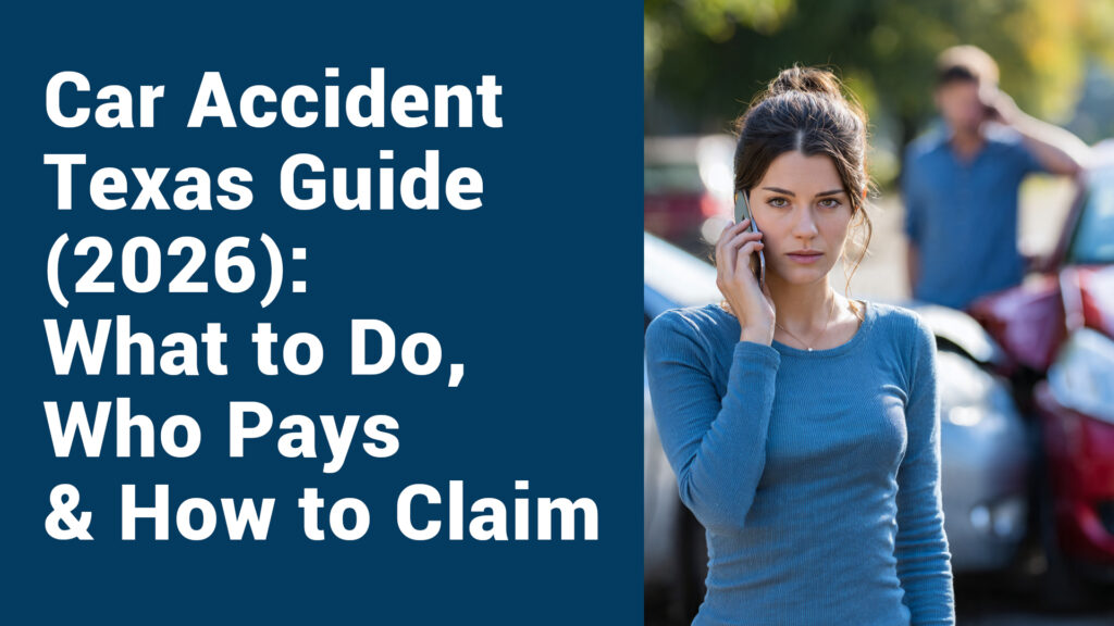 Car Accident Texas Guide (2026): What to Do, Who Pays & How to Claim